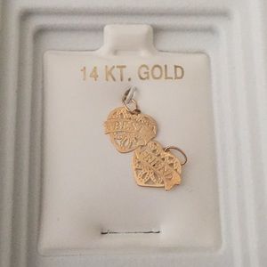 14k Best Friend Charm NWOT